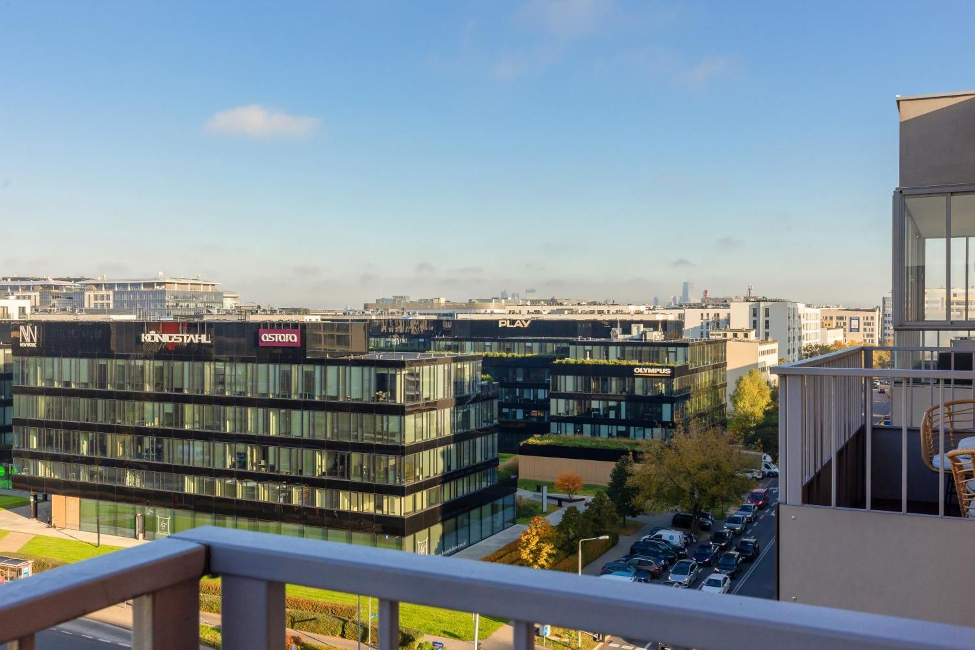 Elegant Apartments With Balcony & Parking Warsaw By Noclegi Renters Esterno foto